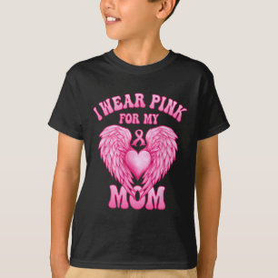 Ik Draag roze voor mijn moeders borstkankerplein T-shirt