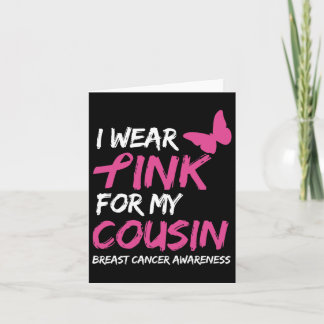 Ik Draag roze voor mijn neef borstkanker Kaart