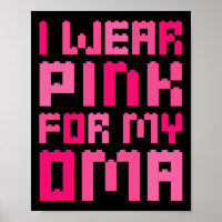 Ik Draag roze voor mijn oma Block Building Boys Ki