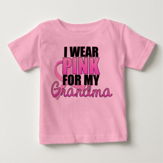 Ik Draag roze voor mijn oma - borstkanker (Voorkant)