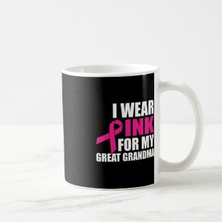 Ik Draag roze voor mijn oma borstkanker Koffiemok