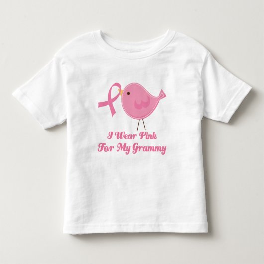 Ik Draag roze voor mijn oma Kinder Shirts (Voorkant)