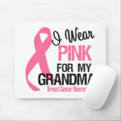 Ik Draag roze voor mijn oma Muismat (Met muis)