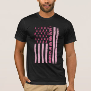 Ik draag roze voor mijn oma t-shirt
