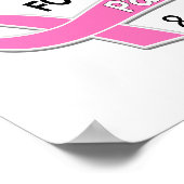 Ik Draag roze voor mijn patiënten 42 borstkanker Poster (Hoek)