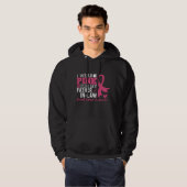 Ik Draag roze voor mijn schoonvader borstkanker Hoodie (Voorkant volledig)