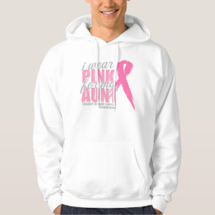 Ik Draag roze voor mijn tante Hoodie