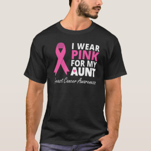 Ik Draag Roze Voor Mijn Tante Lint Familie Liefde T-shirt
