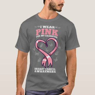 Ik Draag roze voor mijn vaders borstkankerouders T-shirt