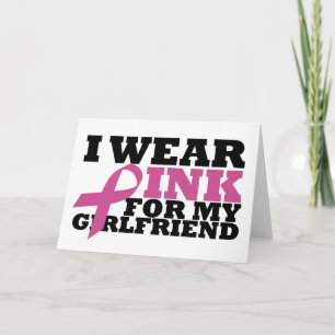 Ik Draag Roze voor mijn Vriendin kaart