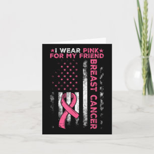 Ik Draag roze voor mijn vriendinnetje borstkanker Kaart