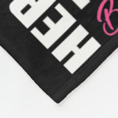 Ik Draag roze voor mijn vrouw Borstkanker Awarenes Fleece Deken (Hoek)
