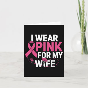 Ik draag roze voor mijn vrouw Borstkankerbewustzij Kaart