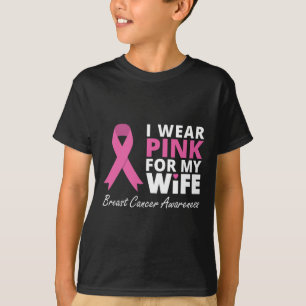 Ik Draag roze voor mijn vrouw die liefdesvrouw was T-shirt