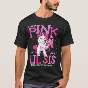 Ik Draag roze voor mijn zus Shirt borstkanker awar