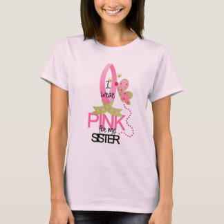 Ik draag roze voor mijn zuster T-shirt