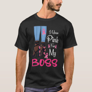 Ik Draag roze voor mijn zwarte vrouw met Ballon Me T-shirt