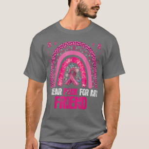 Ik Draag roze voor vriendenknopper T-shirt