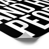 Ik Draag Schaatsen en sloeg mensen grappige quote Poster (Hoek)