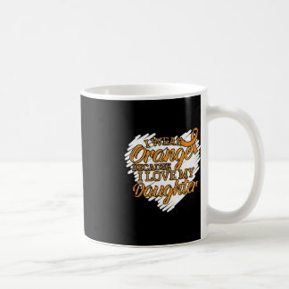 Ik Draag Sinaasappel omdat ik van mijn dochter hou Koffiemok