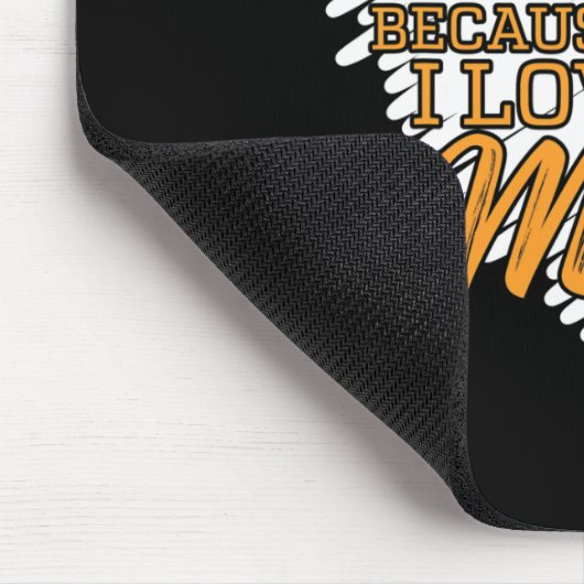 Ik Draag Sinaasappel omdat ik van mijn moeder hou  Muismat (Hoek)