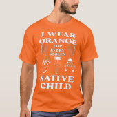 Ik Draag Sinaasappel voor elk Amerikaans kind T-shirt (Voorkant)