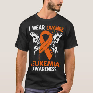 Ik Draag Sinaasappel voor LEUKEMIA T-shirt