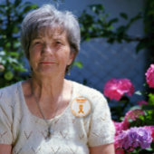 Ik draag Sinaasappel voor mezelf Multiple Sclerose Ronde Button 5,7 Cm