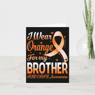 Ik Draag Sinaasappel voor mijn broeder RSD CRPS Aw Kaart