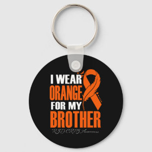 Ik Draag Sinaasappel voor mijn broeder RSD CRPS Aw Sleutelhanger