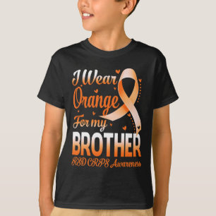 Ik Draag Sinaasappel voor mijn broeder RSD CRPS Aw T-shirt