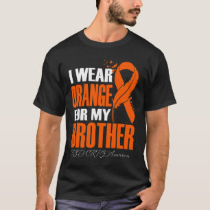 Ik Draag Sinaasappel voor mijn broeder RSD CRPS Aw T-shirt