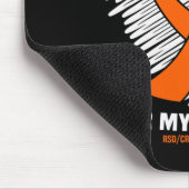 Ik Draag Sinaasappel voor mijn broeder RSDCRPS Bew Muismat (Hoek)