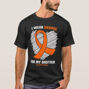 Ik Draag Sinaasappel voor mijn broeder RSDCRPS Bew T-shirt