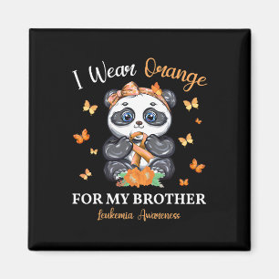 Ik Draag Sinaasappel voor mijn broertje leukemie b Magneet