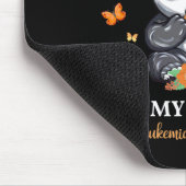 Ik Draag Sinaasappel voor mijn broertje leukemie b Muismat (Hoek)