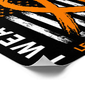 Ik Draag Sinaasappel voor mijn kemiekbewustzijn Am Poster (Hoek)