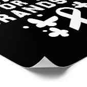 Ik Draag Sinaasappel voor mijn kleinzoon Leukemie Poster (Hoek)