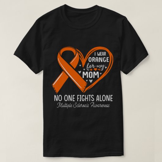 Ik Draag Sinaasappel voor mijn moeder multiple scl T-shirt (Design voorkant)