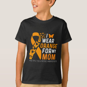 Ik Draag Sinaasappel voor mijn moeders MS Multiple T-shirt
