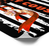 Ik Draag Sinaasappel voor mijn neef CRPS Awareness Poster (Hoek)