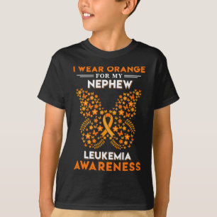 Ik draag Sinaasappel voor mijn neefje bloedleukemi T-shirt