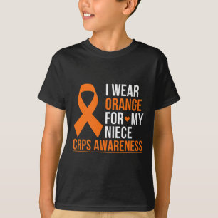 Ik Draag Sinaasappel voor mijn nichtje RSD CRPS Aw T-shirt