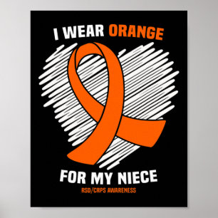 Ik Draag Sinaasappel voor mijn nichtje RSDCRPS Awa Poster