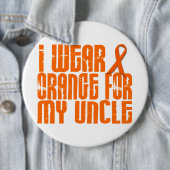 Ik Draag Sinaasappel voor mijn oom 16 Ronde Button 6,0 Cm (In situ)