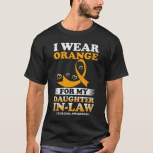 Ik Draag Sinaasappel voor mijn schoondochter leuke T-shirt