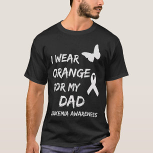 Ik Draag Sinaasappel voor mijn vader Leukemie Awar T-shirt