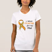 Ik Draag Sinaasappel voor mijn vader MS Awareness  T-shirt (Voorkant)