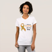 Ik Draag Sinaasappel voor mijn vader MS Awareness  T-shirt (Voorkant volledig)