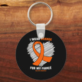 Ik Draag Sinaasappel voor mijn verloofde RSDCRPS b Sleutelhanger (Voorkant)